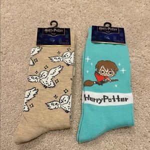 Warner Bros. Harry Potter Socks - Beige and Teal
